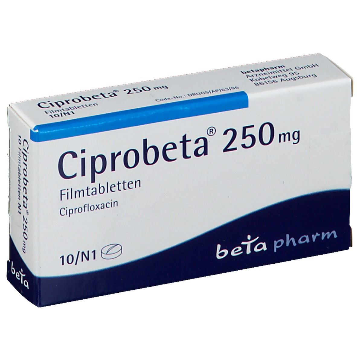 ciprofloxacin stada 250 mg