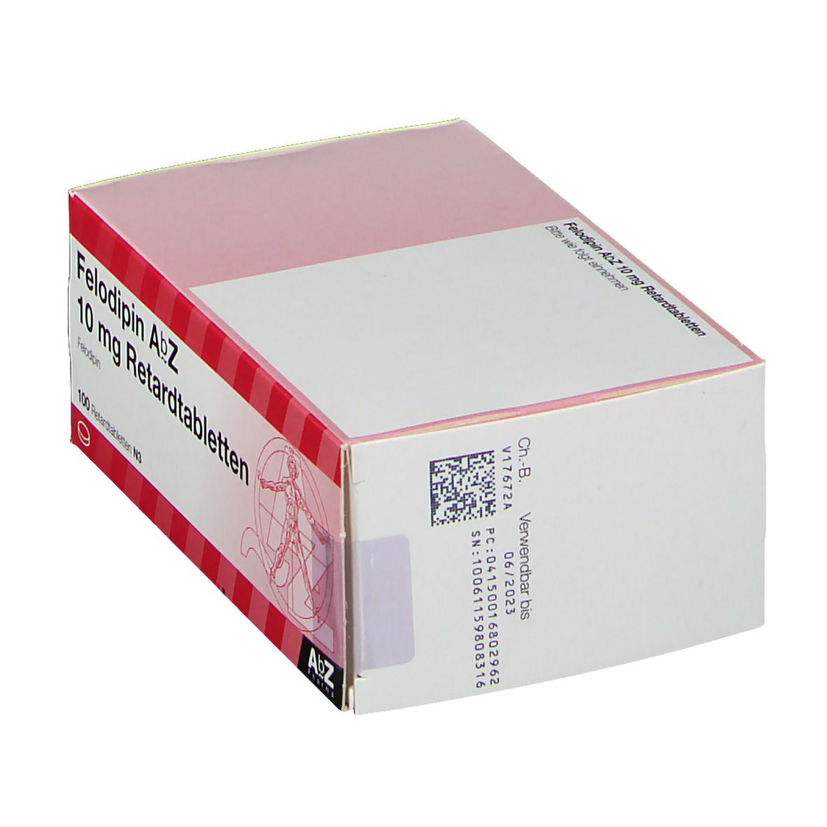 Felodipin AbZ 10 mg retard Tabl. 100 St Retard-Tabletten