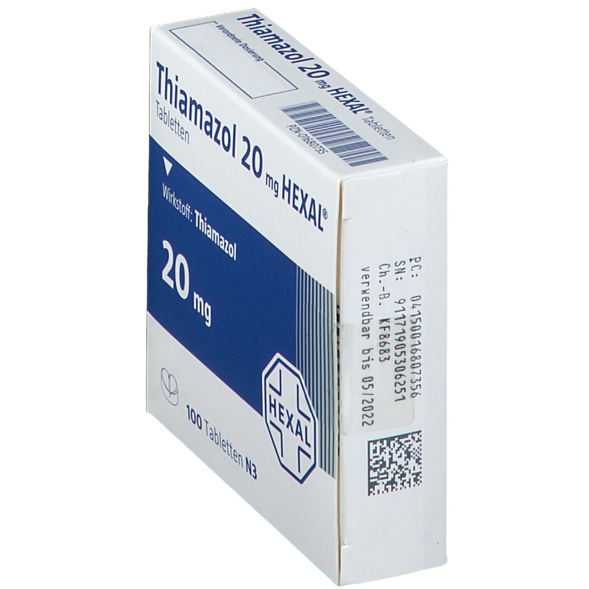 Thiamazol 20 mg Hexal Tabletten 100 St