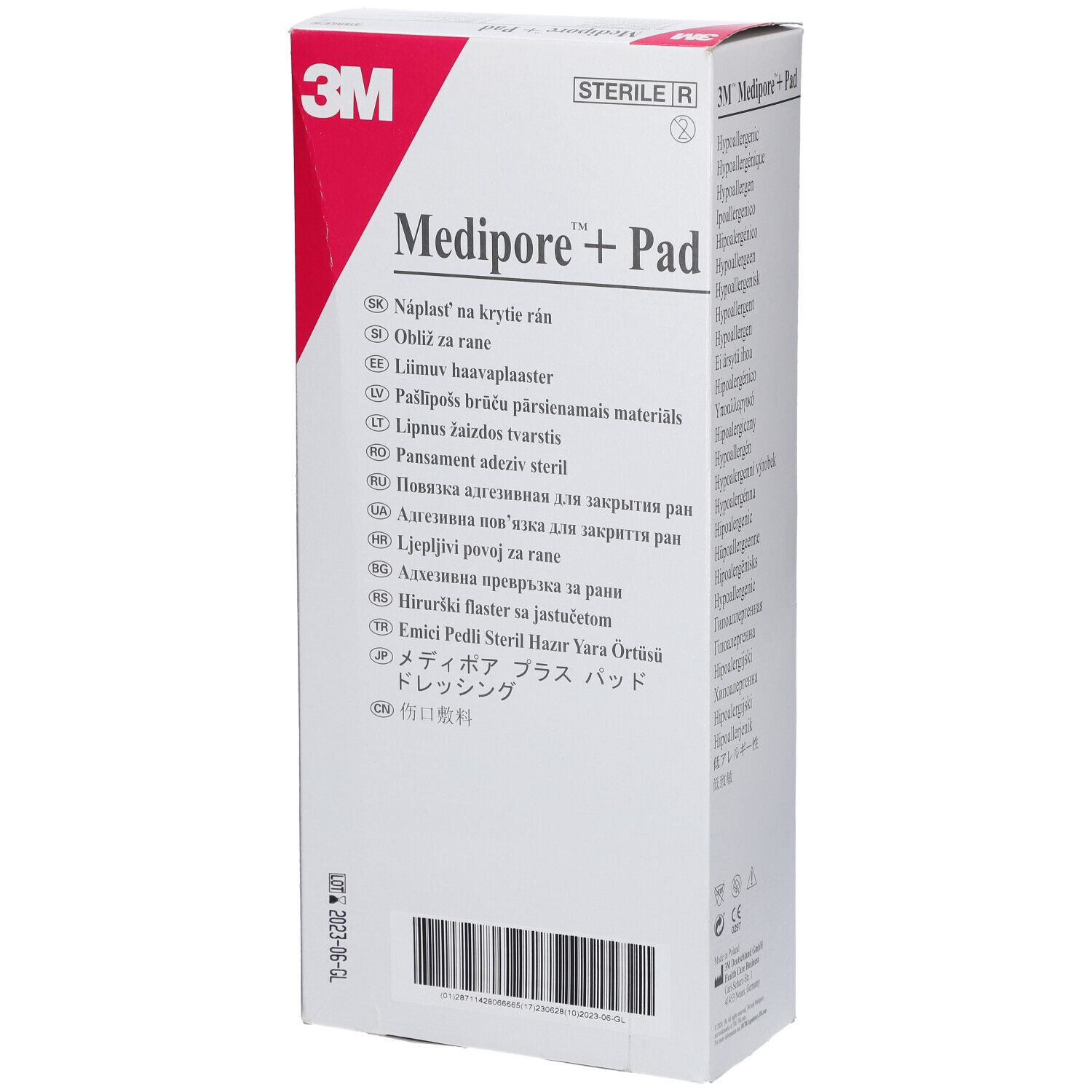 3M Medipore 3571E + Pad Steriler Wundverband mit Wundauflage 10 x 