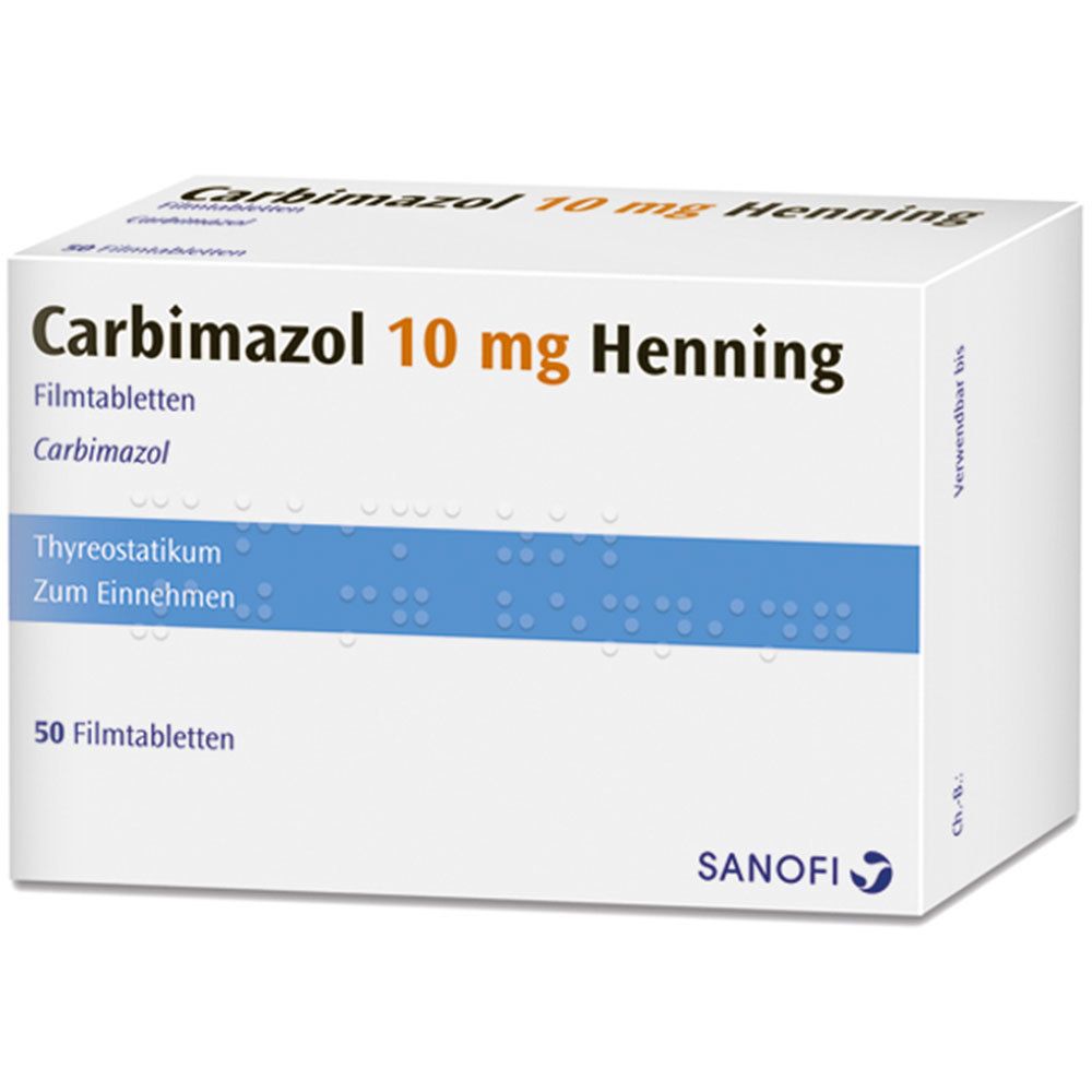 Carbimazol 10 mg Henning