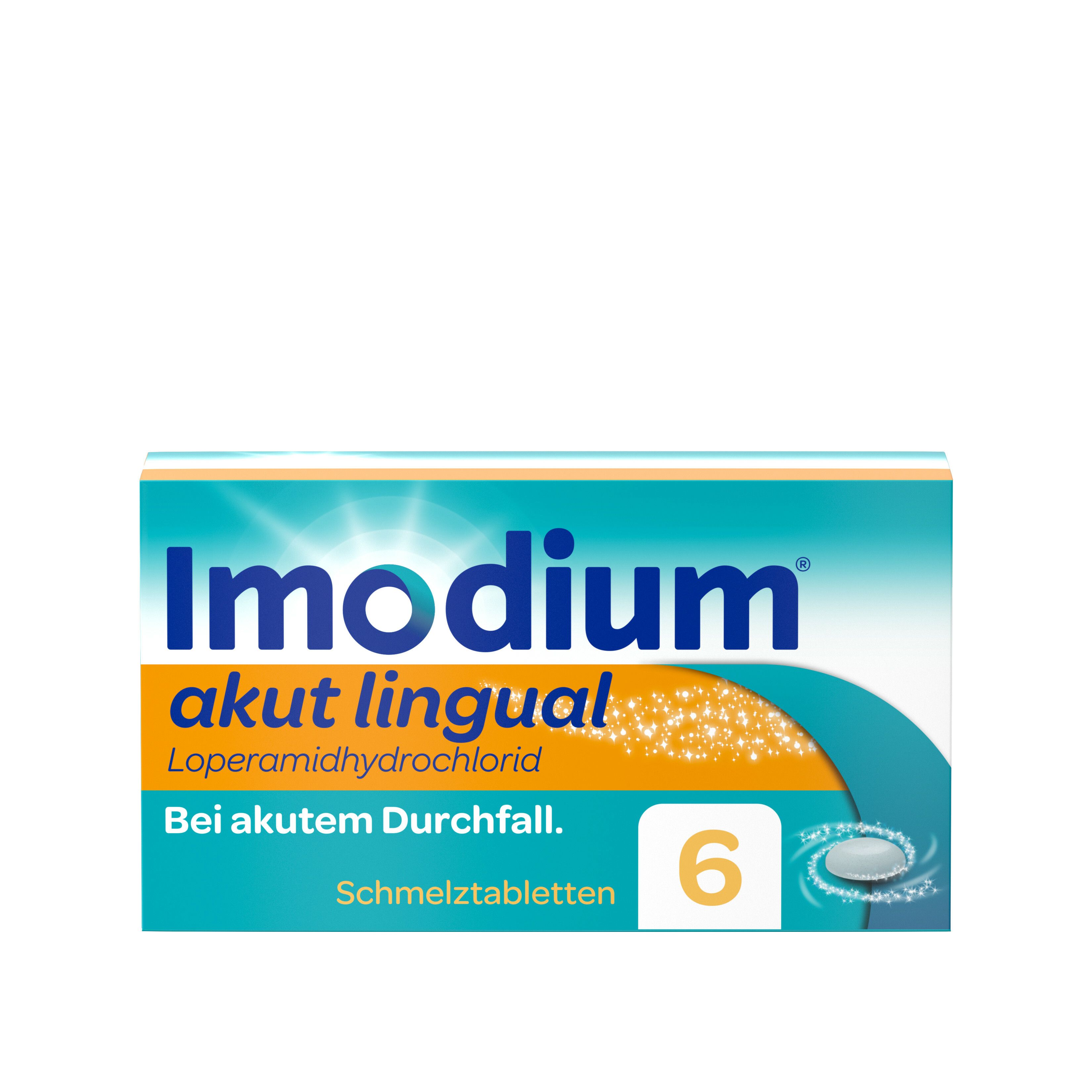Imodium® akut lingual Schmelztabletten - bei akutem Durchfall