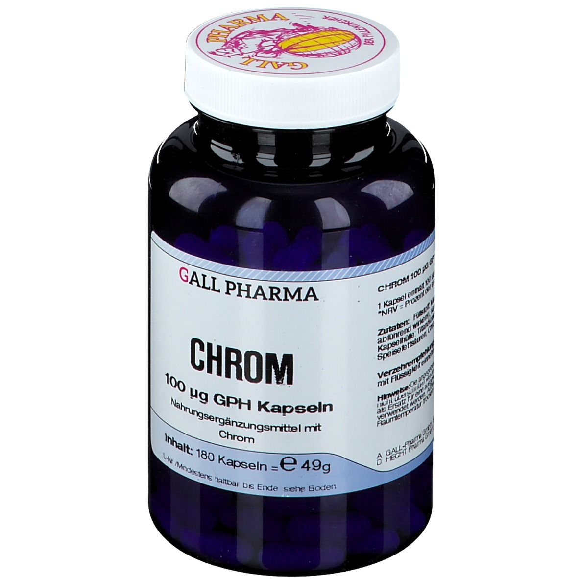 GALL PHARMA Chrom 100 µg GPH Kapseln