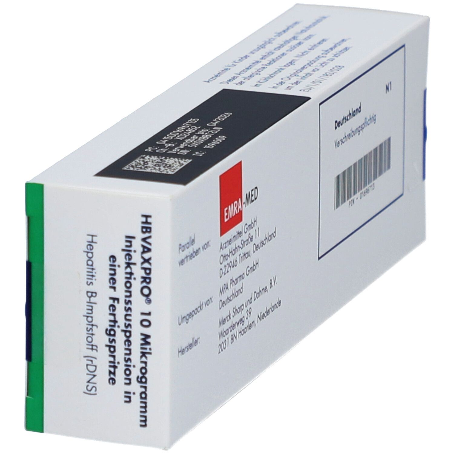 HBVAXPRO 10 µg Inj.-Susp.i.e.Fertigspritze