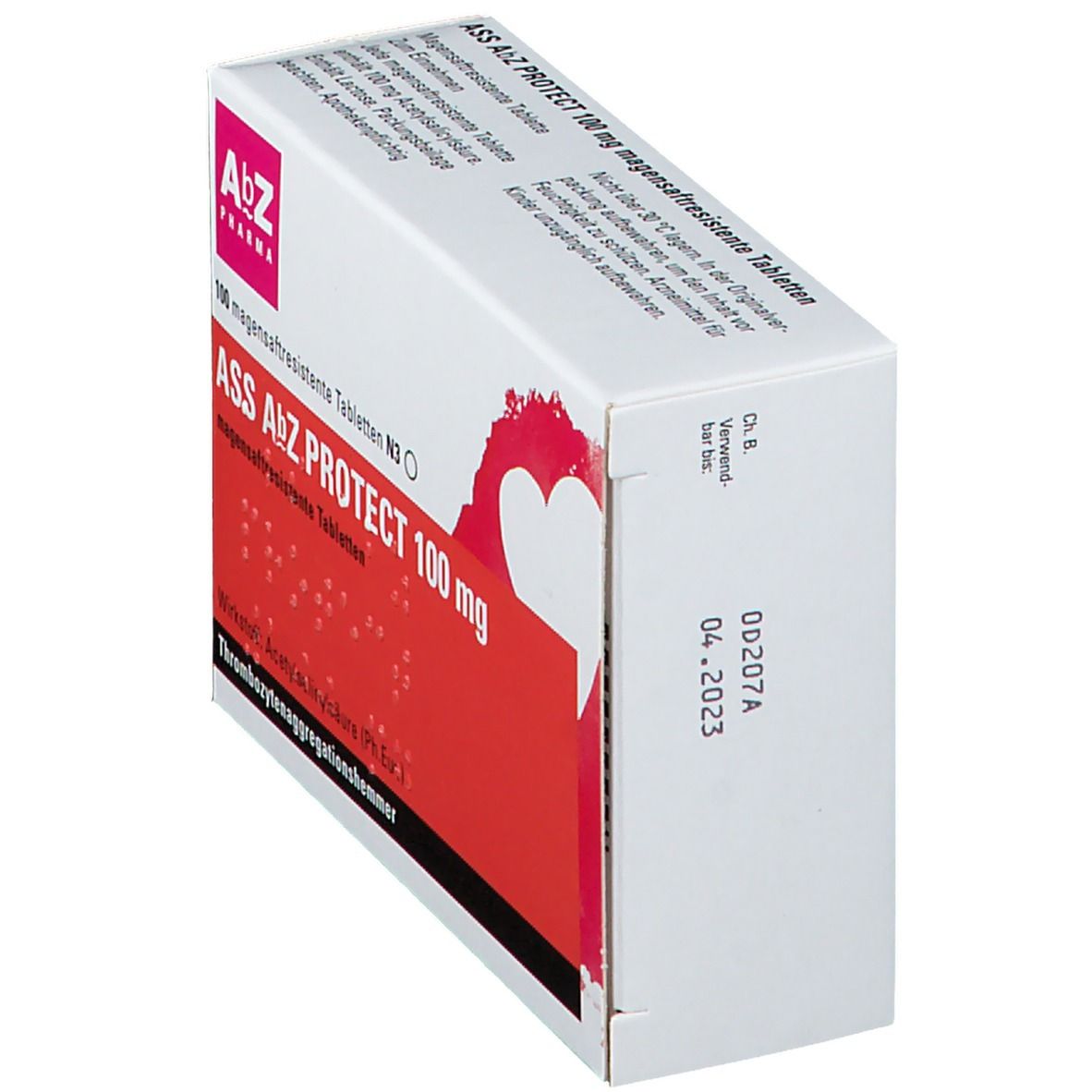 ASS AbZ Protect 100 mg magensaftresist.Tabl. St Tabletten magensaftresistent