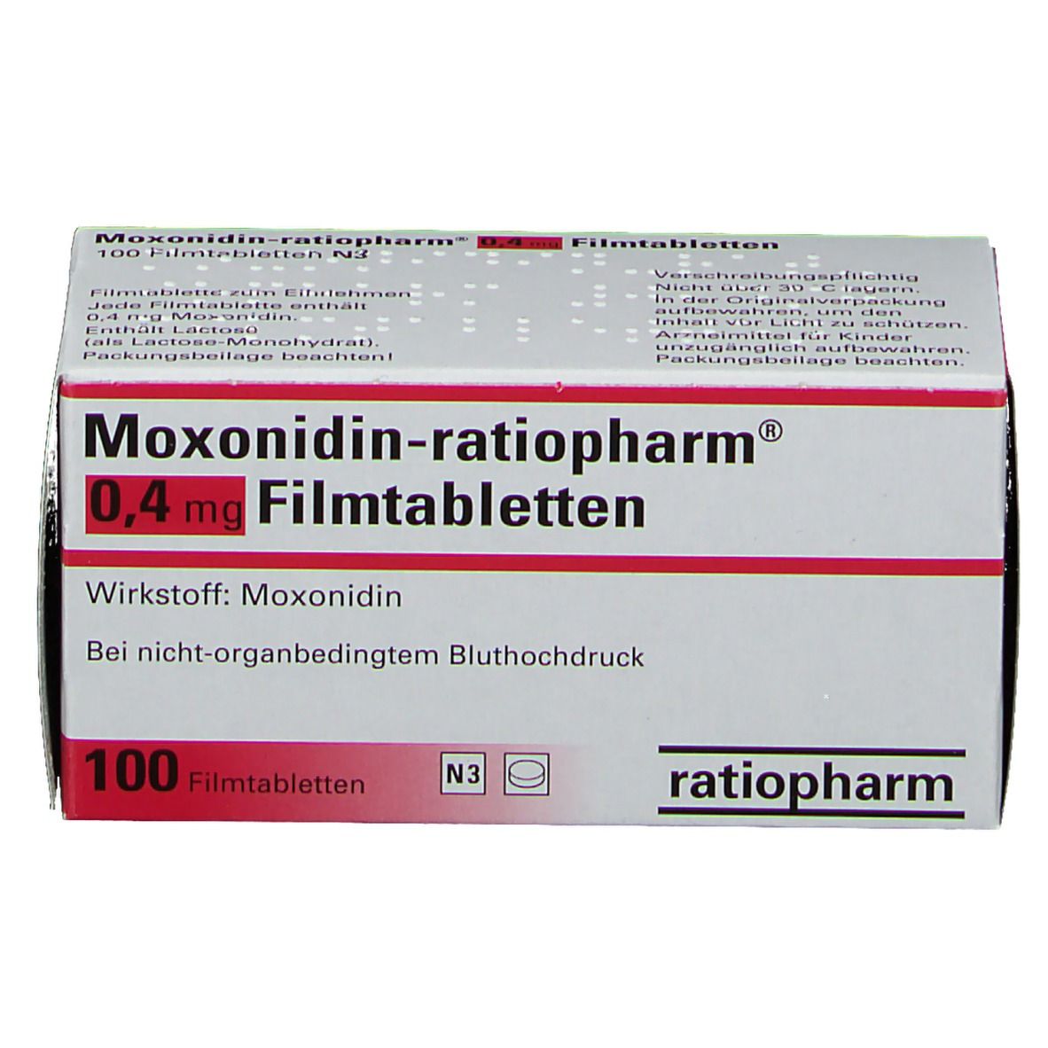 Moxonidin-ratiopharm® 0,4 mg