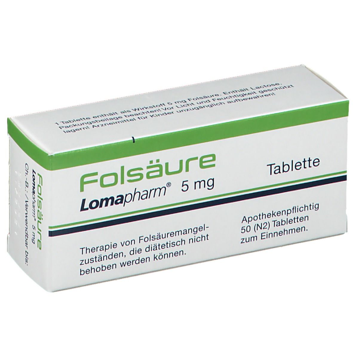 Folsäure Lomapharm® 5 mg Tabletten