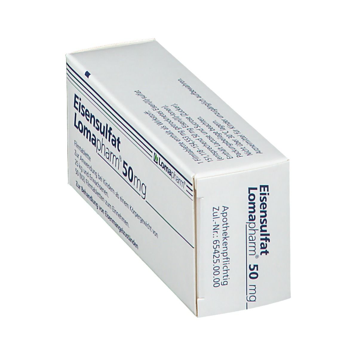 Eisensulfat Lomapharm 50 mg Filmtabletten