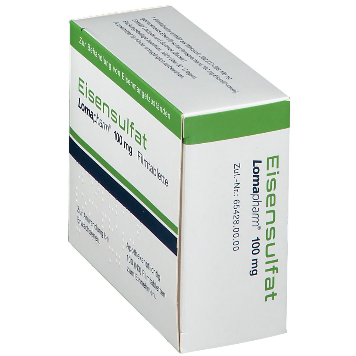 Eisensulfat Lomapharm® 100 mg Filmtabletten