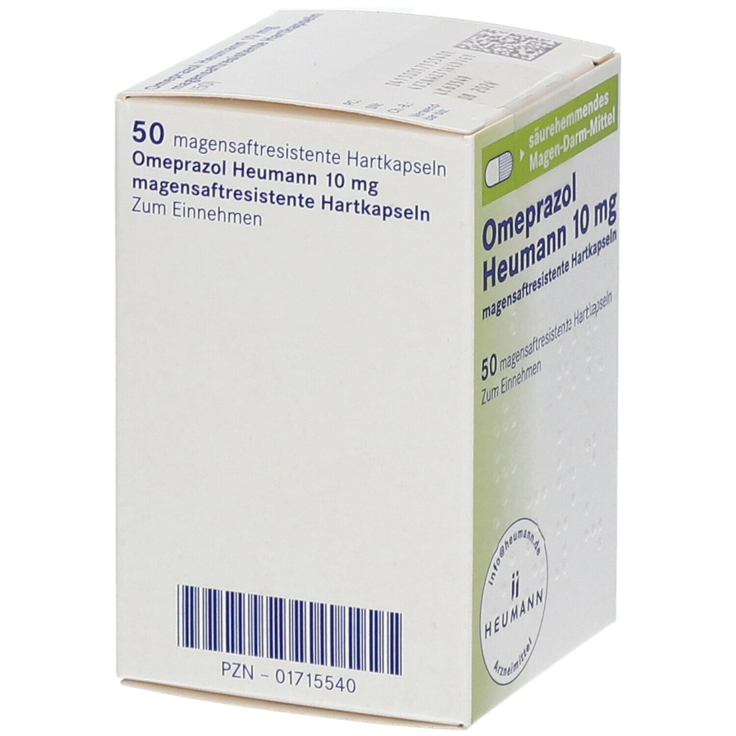 Omeprazol Heumann 10 mg magensaftres.Hartkapseln 50 St Magensaftresistente Hartkapseln