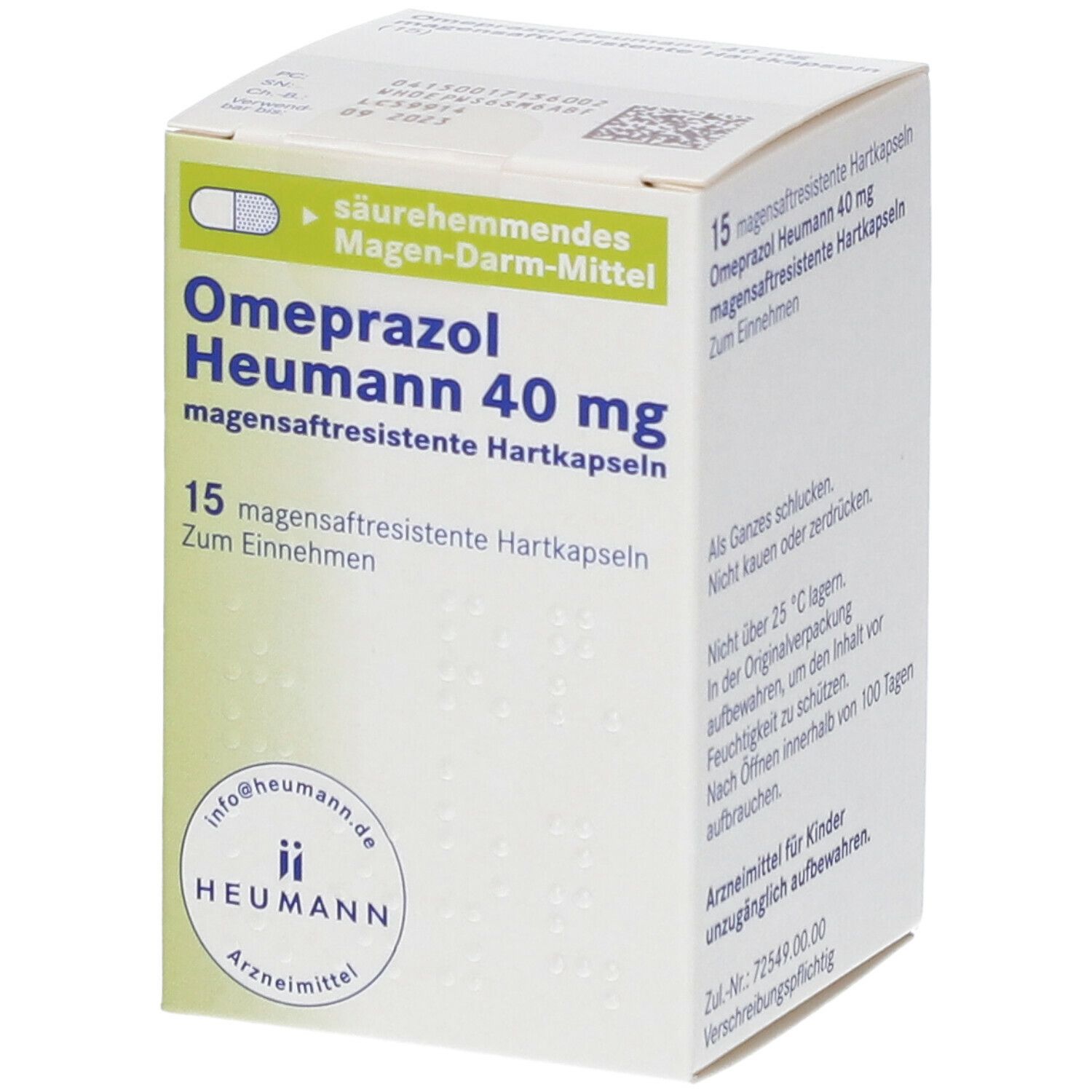 Omeprazol Heumann 40 mg