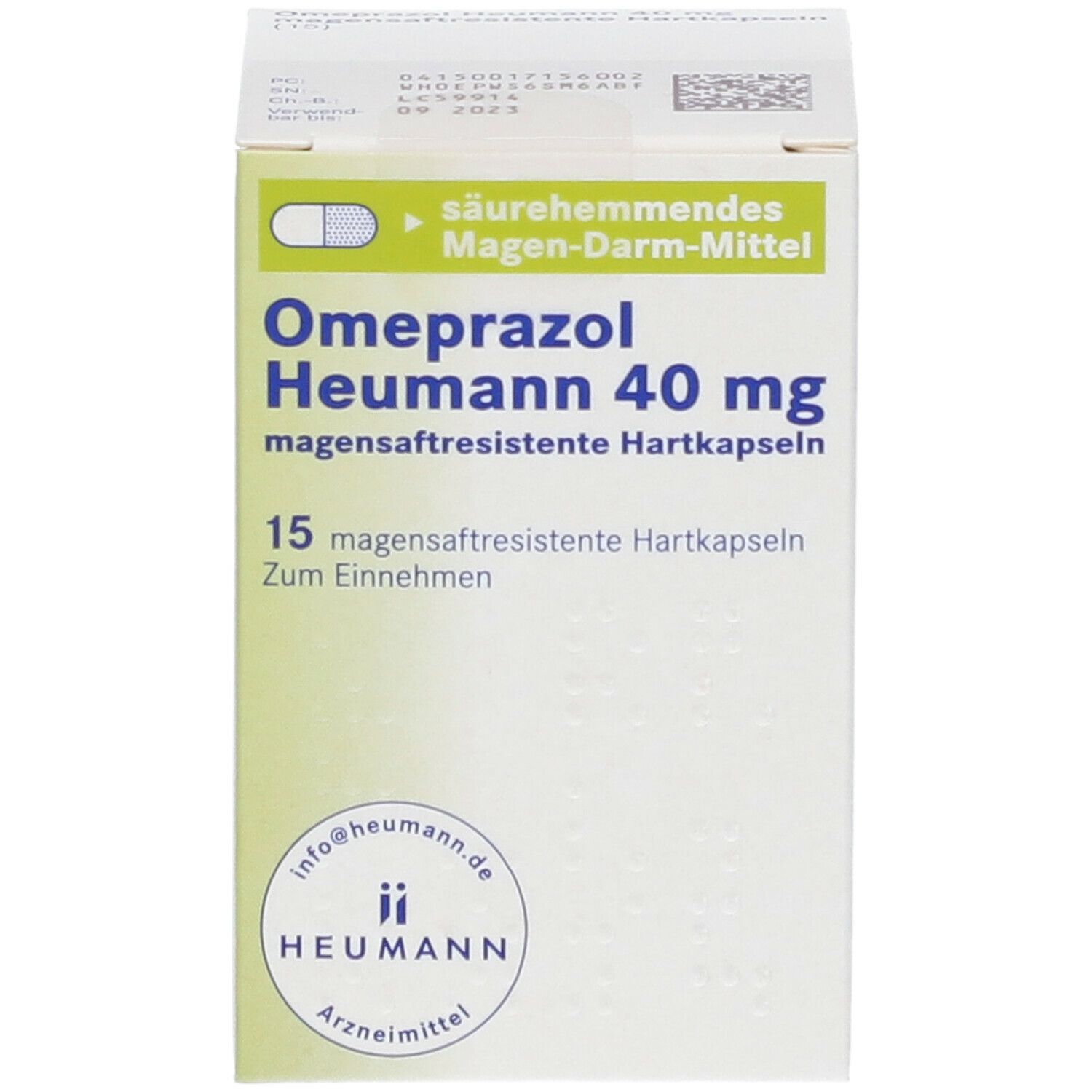 Omeprazol Heumann 40 mg