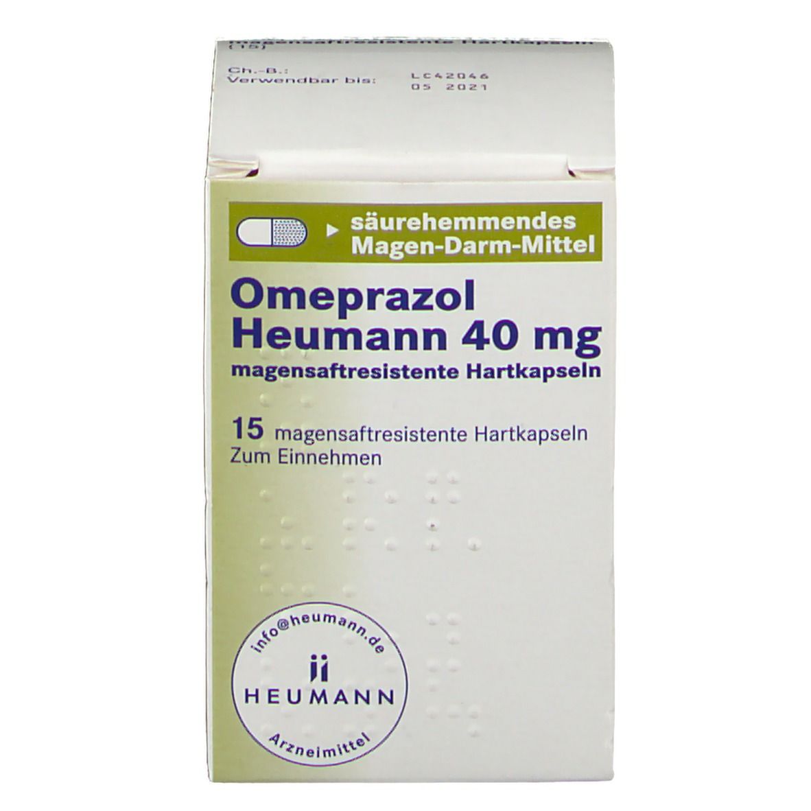 Omeprazol Heumann 40 mg