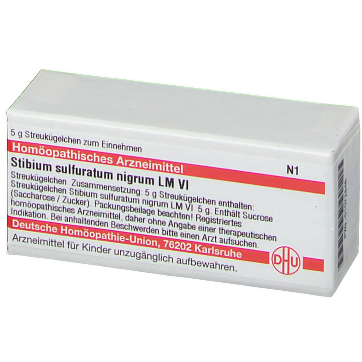DHU Stibium Sulfuratum Nigrum LM VI