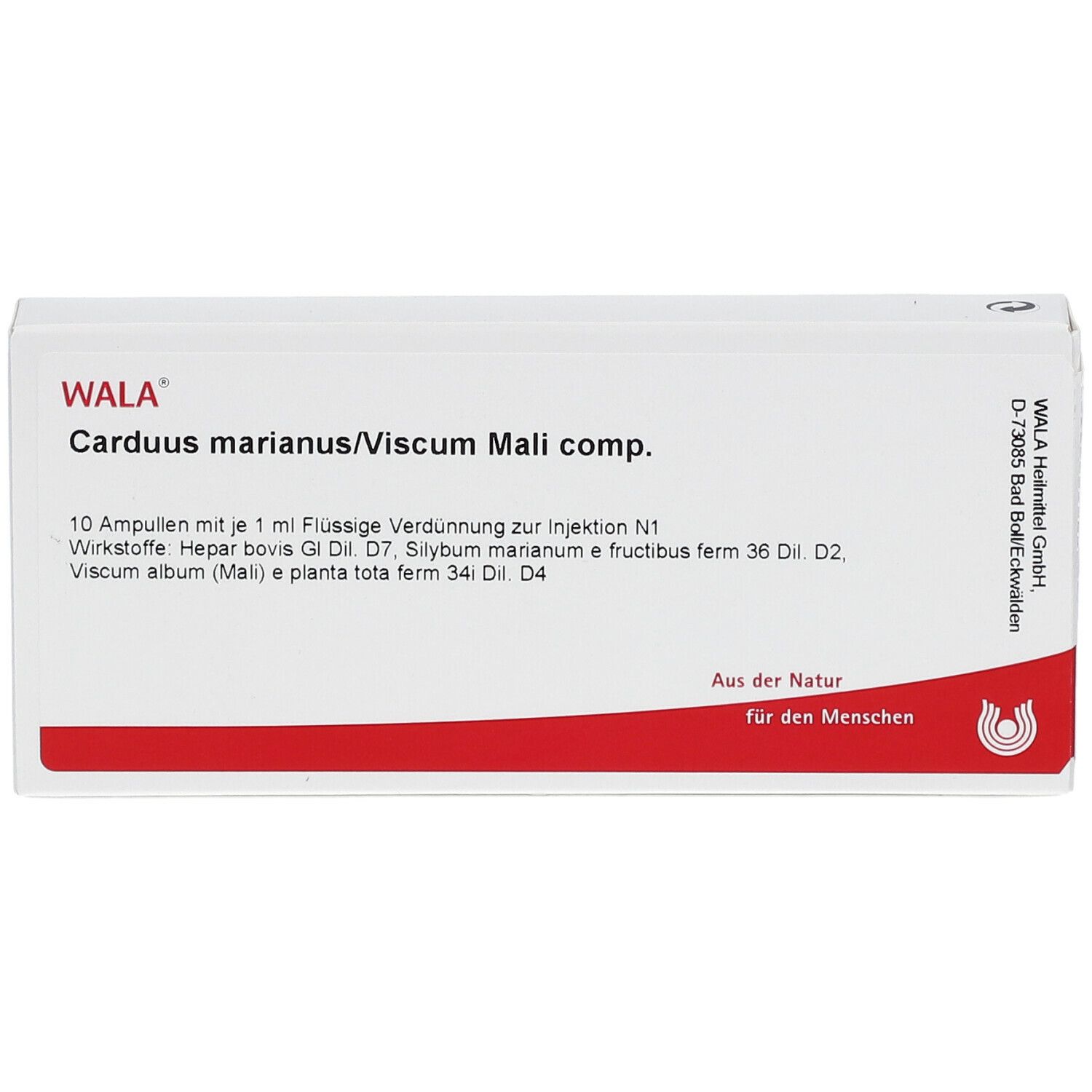 WALA® Carduus MARIANUS/ Viscum Mali Comp. Ampullen