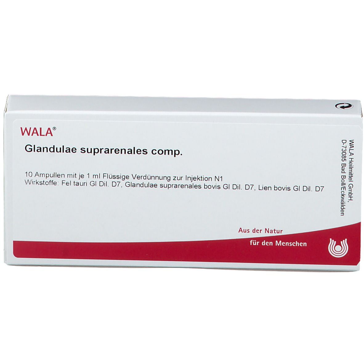 WALA® Glandulae Supraren. Comp. Amp.