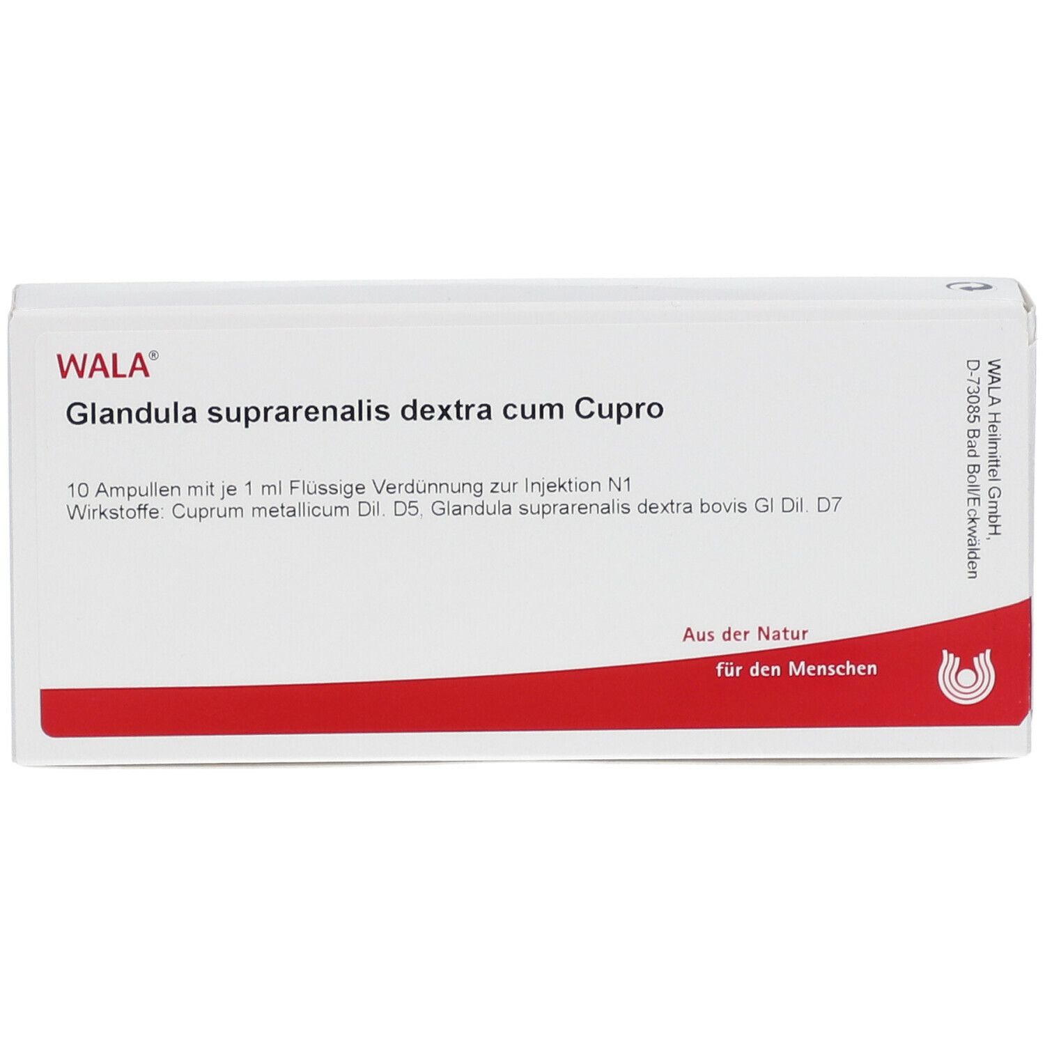 WALA® Glandula Supraren. Dextra c.Cupro coll. Amp.