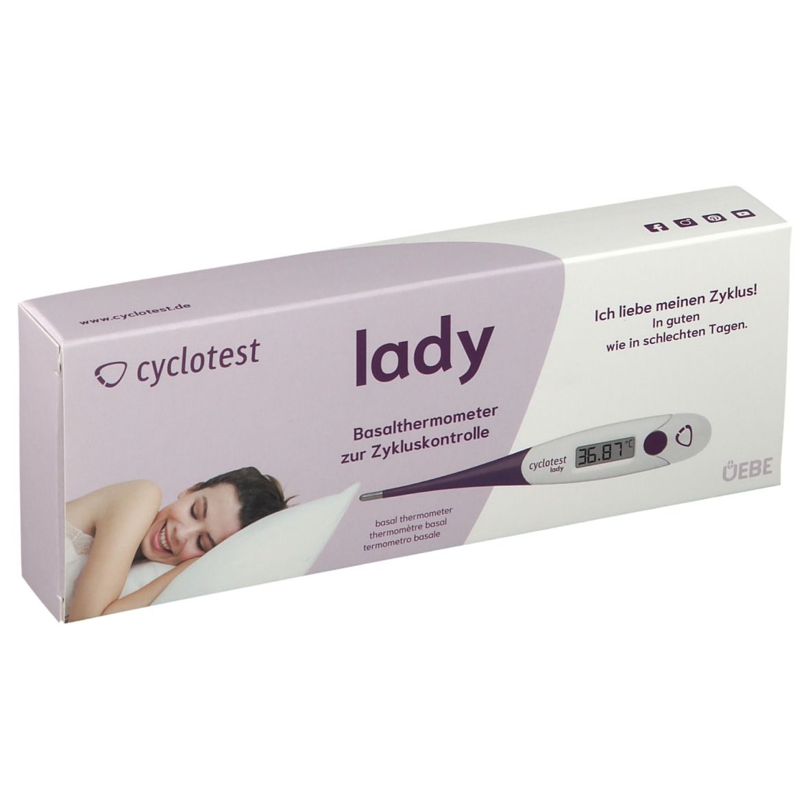 cyclotest® Lady Digitales Basalthermometer