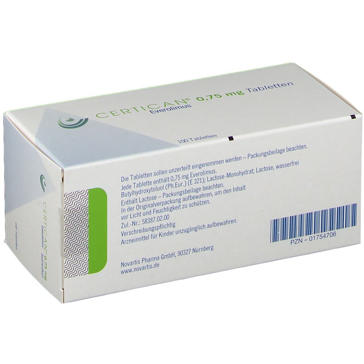 CERTICAN® 0,75 mg
