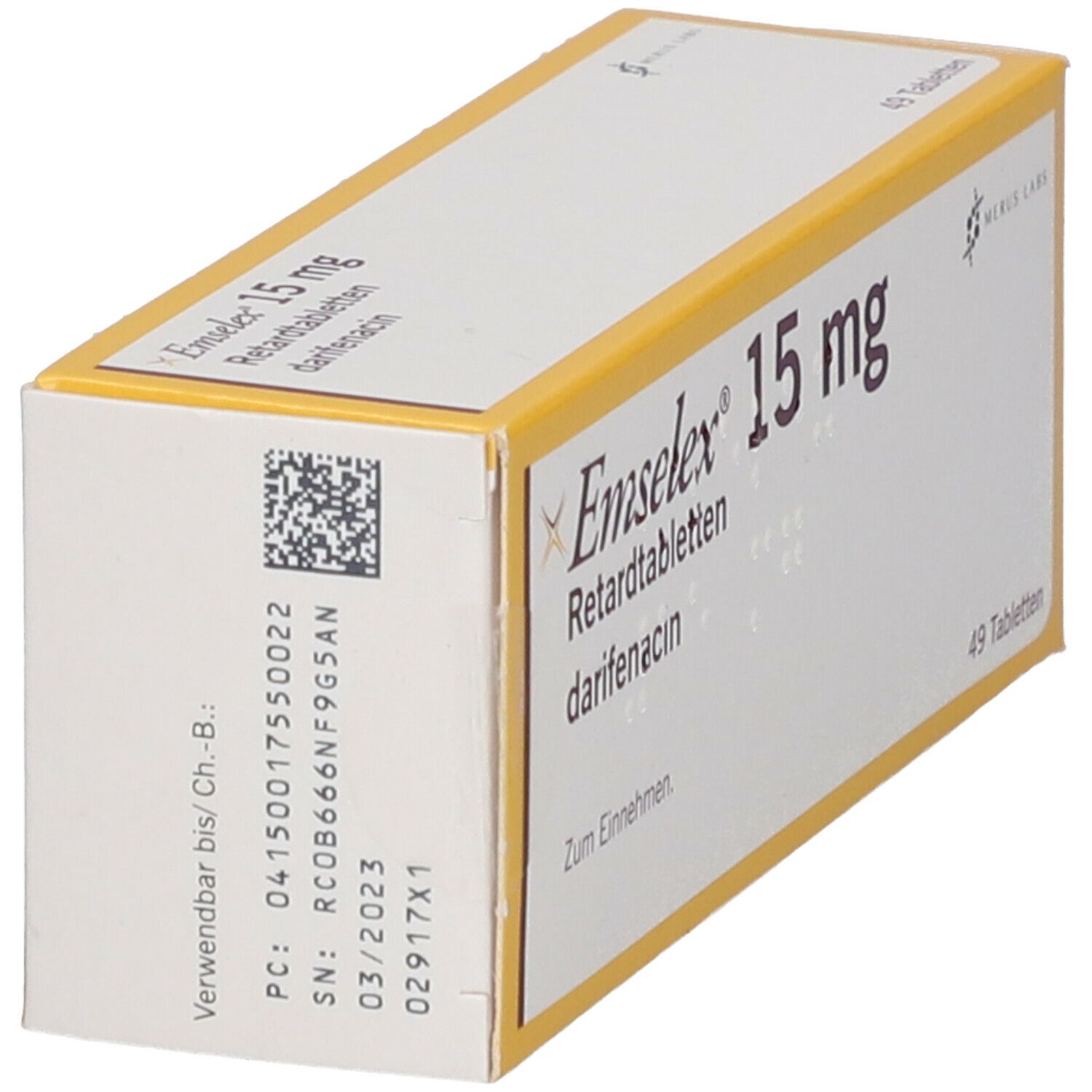 Emselex 15 mg Retardtabletten 49 St Retard-Tabletten