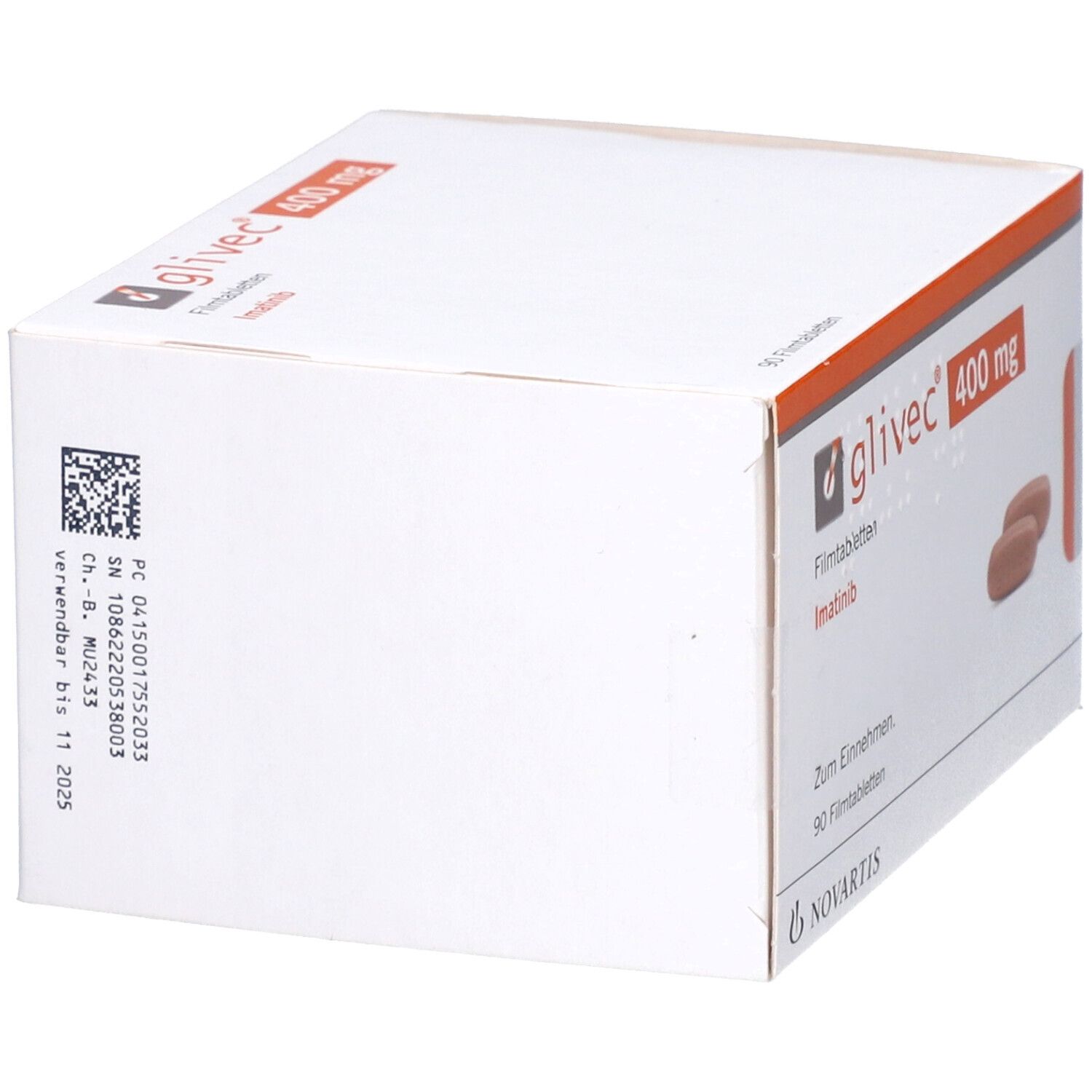 Glivec 400 mg Filmtabletten 90 St