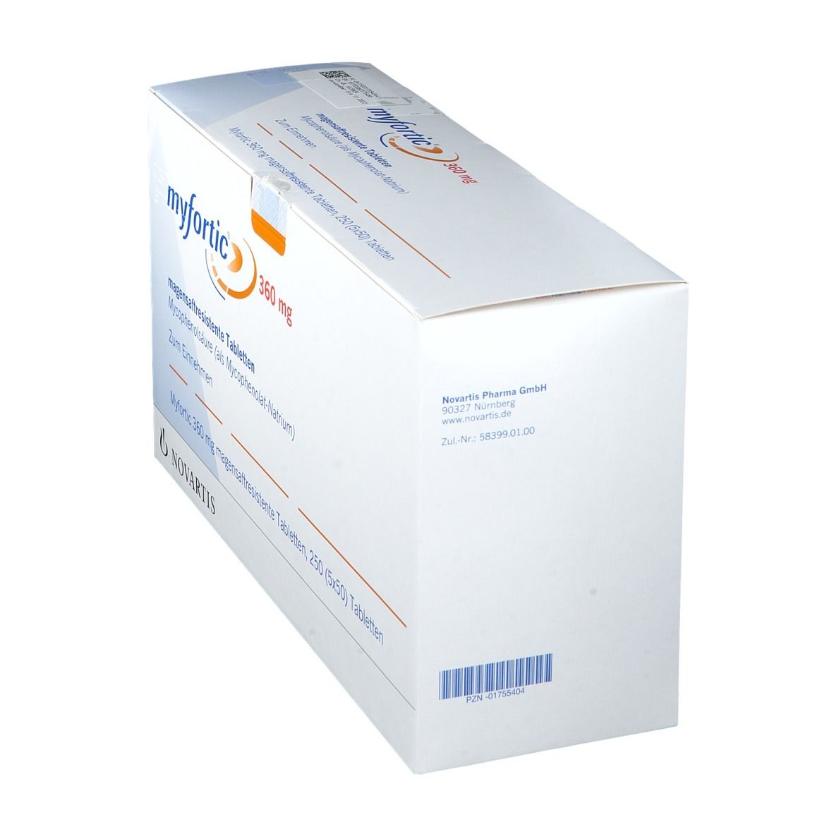 Myfortic 360 mg magensaftresistente Tabletten 5x50 St magensaftresistent