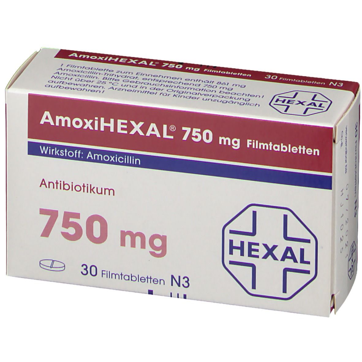 AmoxiHEXAL® 750 mg