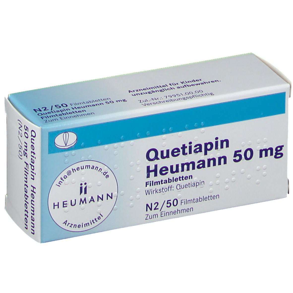 Quetiapin Heumann 50 mg
