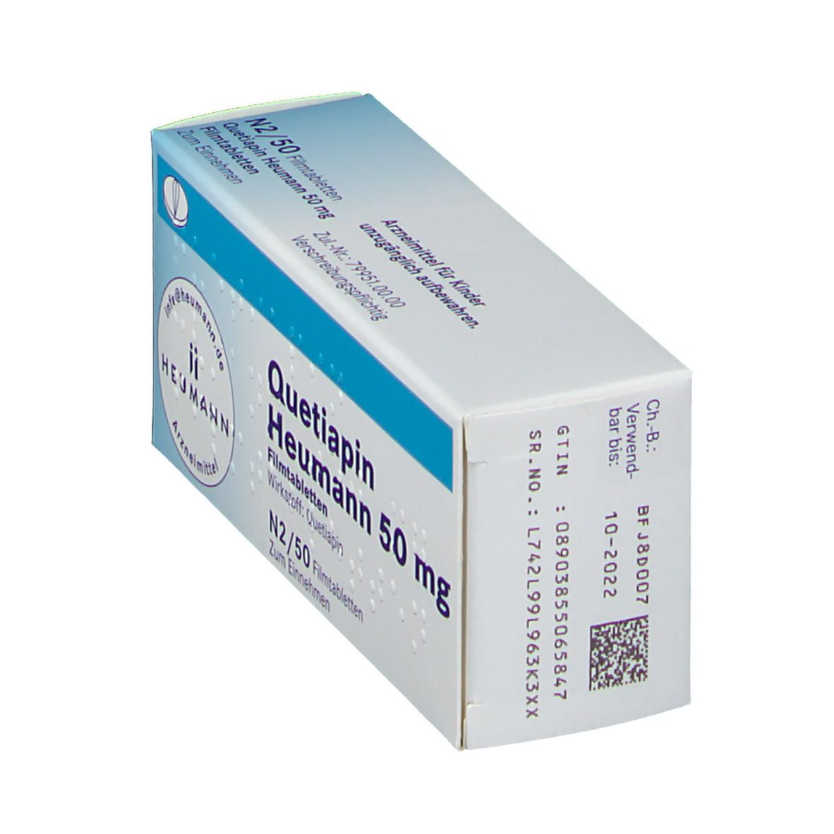 Quetiapin Heumann 100 mg Filmtabletten 50 St