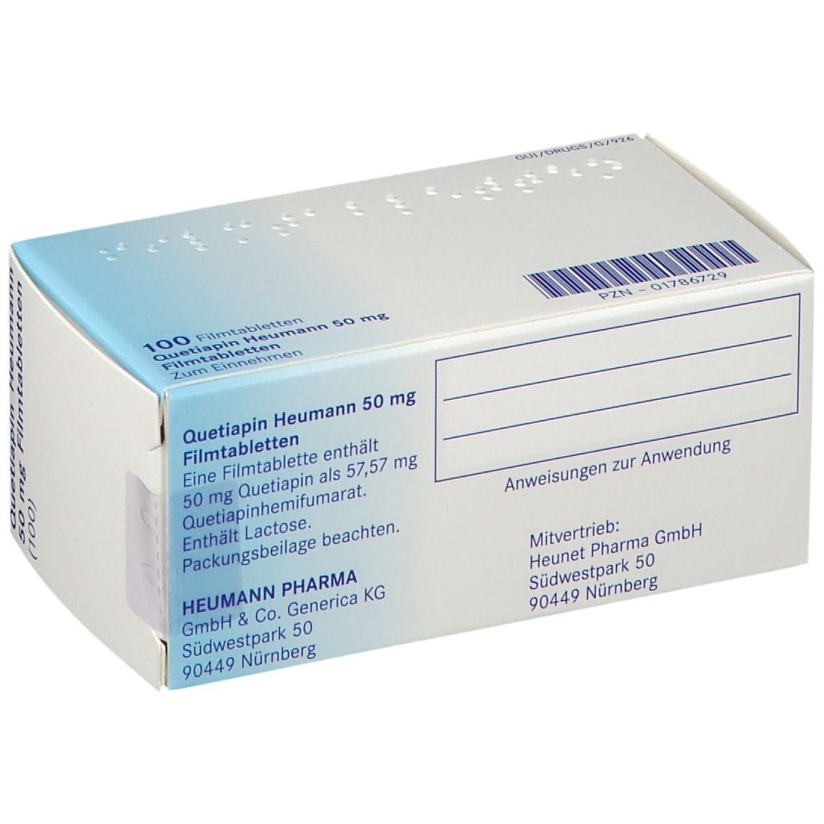 Quetiapin Heumann 50 mg