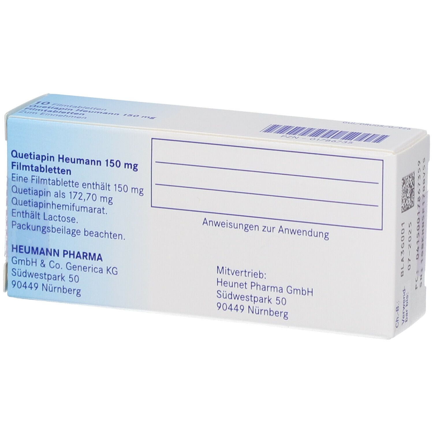 Quetiapin Heumann 150 mg