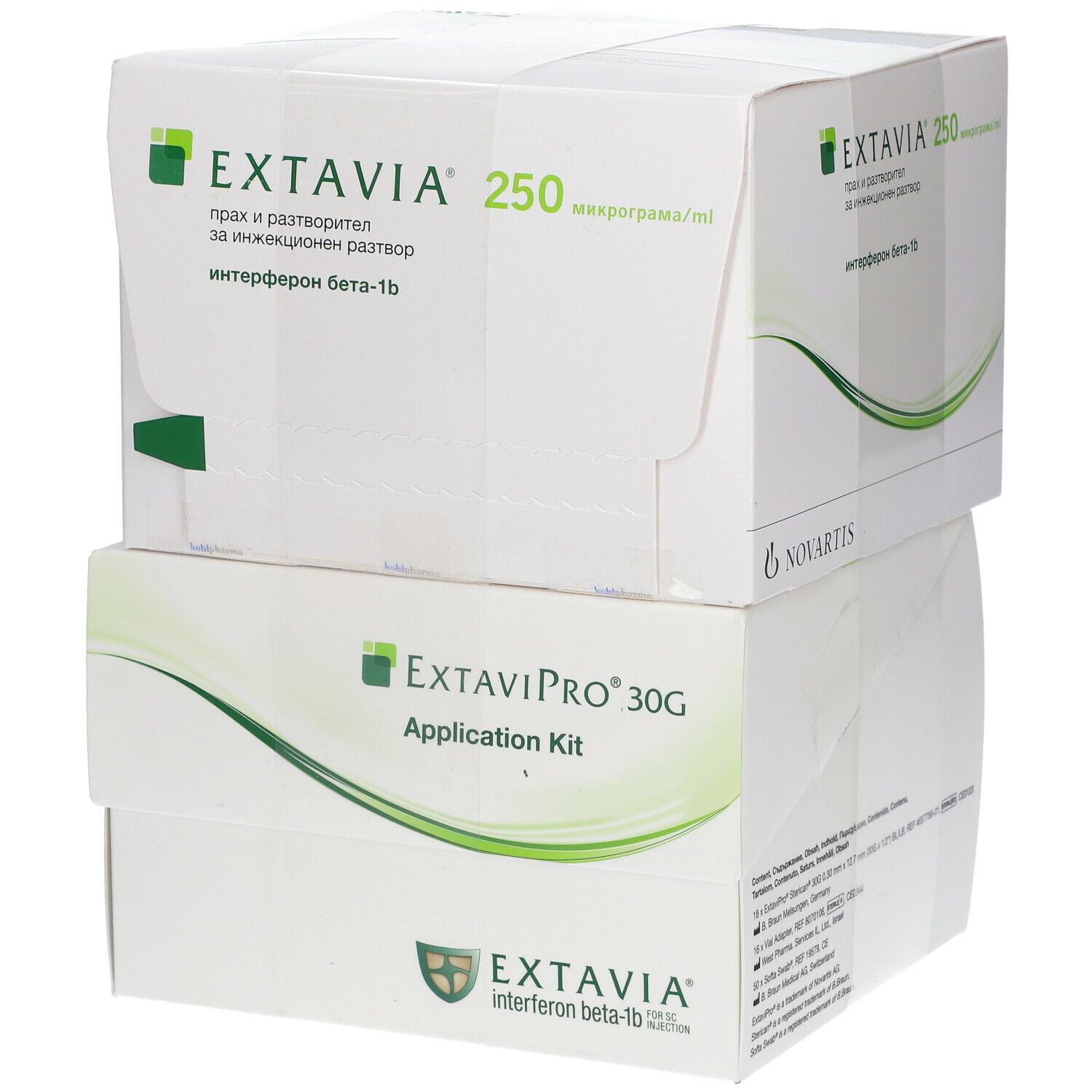 EXTAVIA 250 Mikrogramm/ml Plv.u.LM z.H.e.Inj.-L.