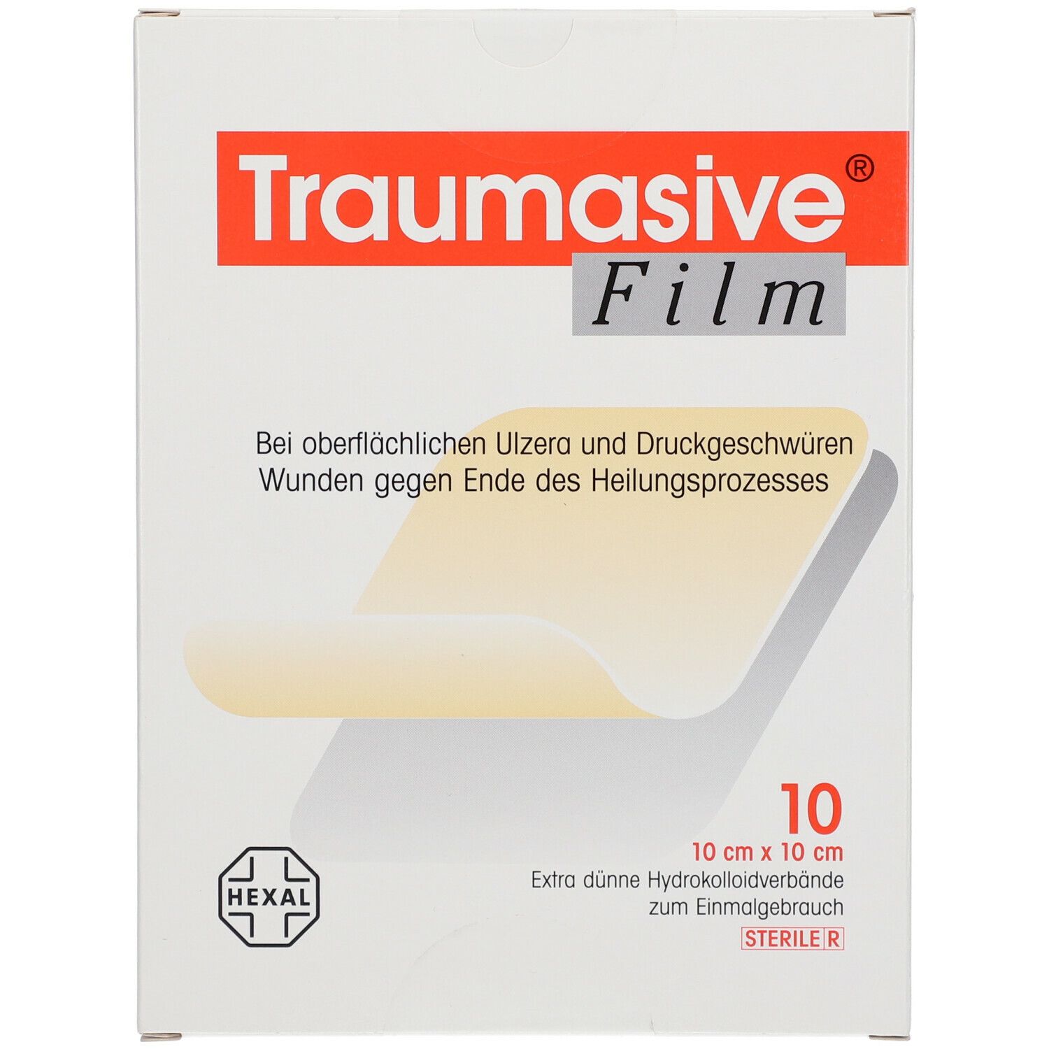 Traumasive® Film 10 x 10 cm Hydrokolloidverband