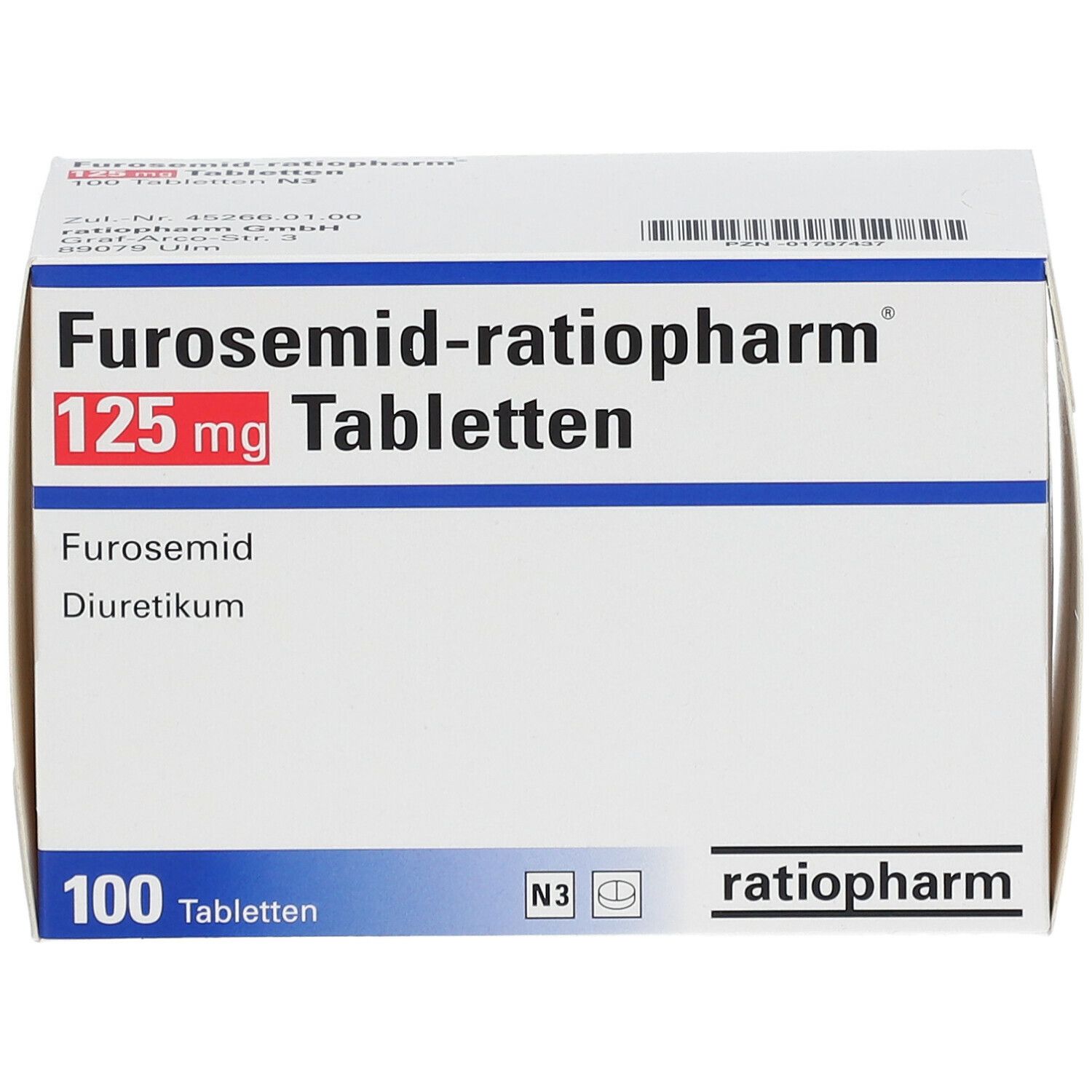 Furosemid-ratiopharm® 125 mg