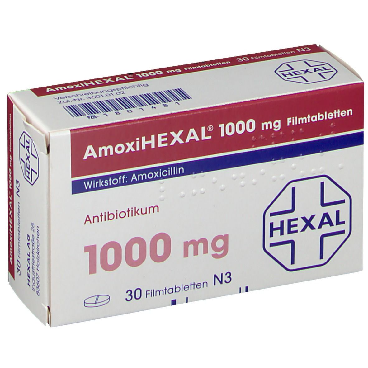 AmoxiIHEXAL® 1000 mg