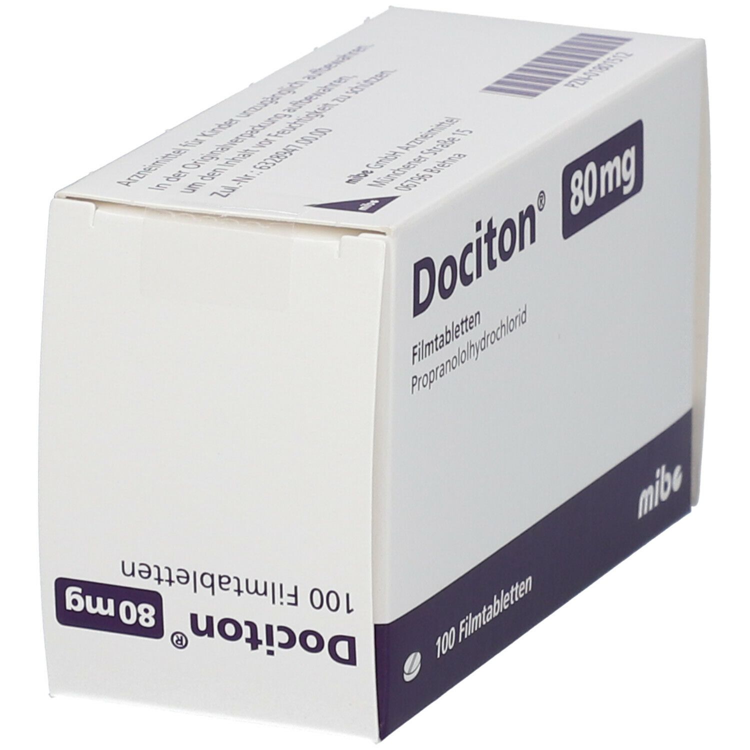 Dociton 80 mg Filmtabletten 100 St