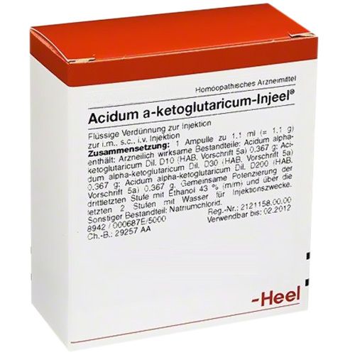 Acidum a-ketoglutaricum-Injeel® Ampullen