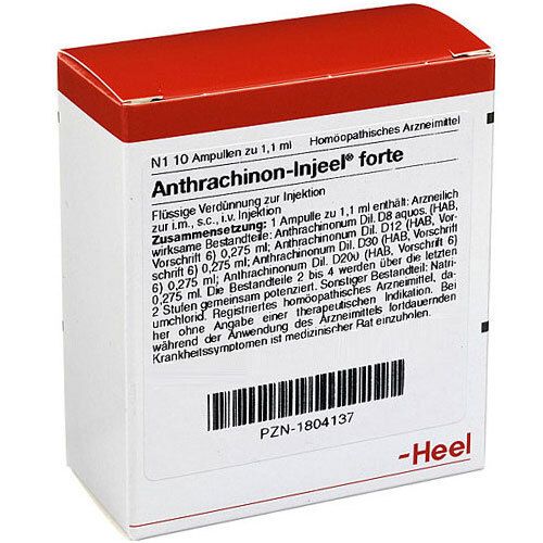 Anthrachinon Injeele forte 1,1 ml