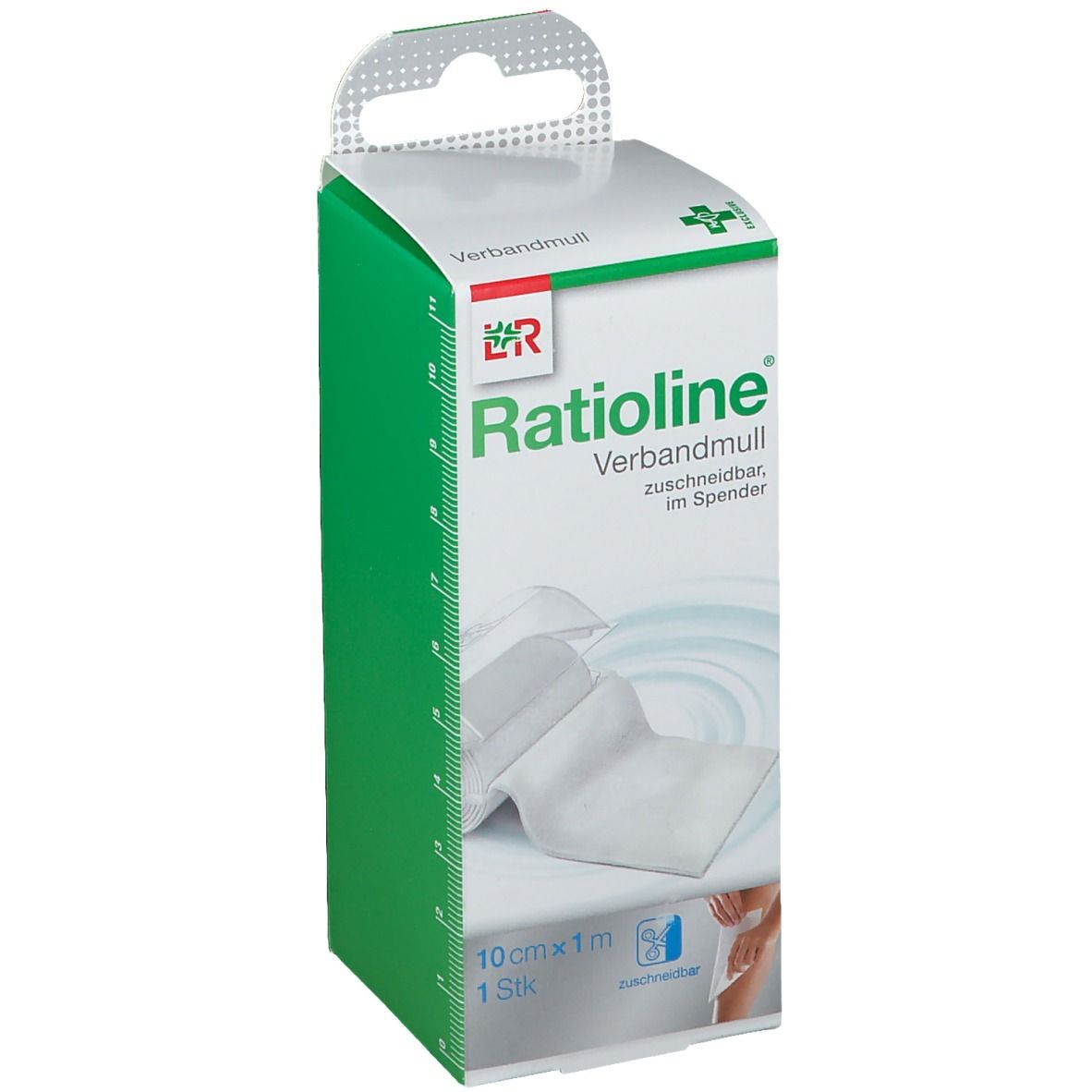 Ratioline® acute Verbandmull 10 cm x 1 m