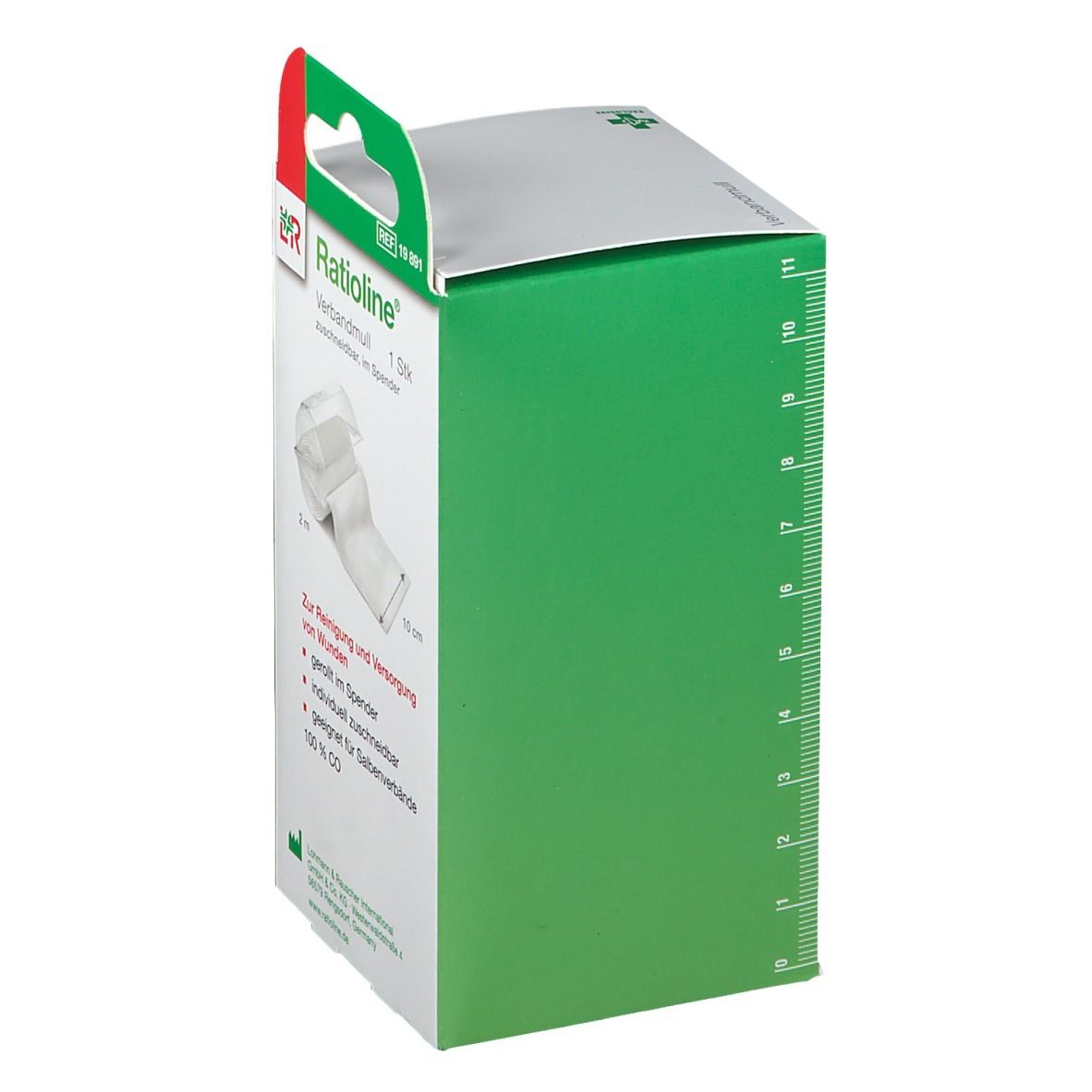 Ratioline® acute Verbandmull 10 cm x 2 m