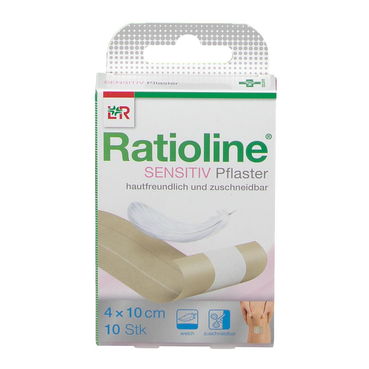 Ratioline® sensitive Wundschnellverband 4 cm x 10 cm
