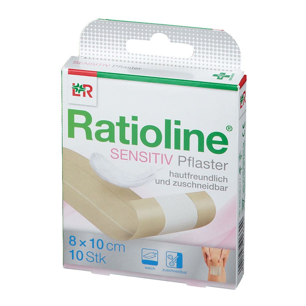 Ratioline® Sensitive Wundschnellverband 8 cm x 10 cm