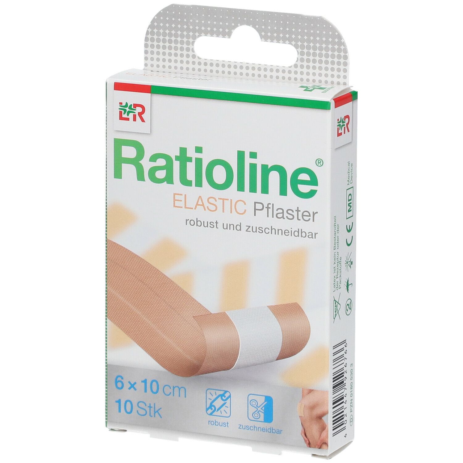 Ratioline® elastic Pflaster 6 cm x 10 cm