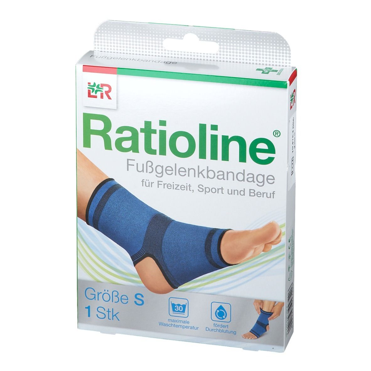 Ratioline® Fußgelenkbandage Gr. S