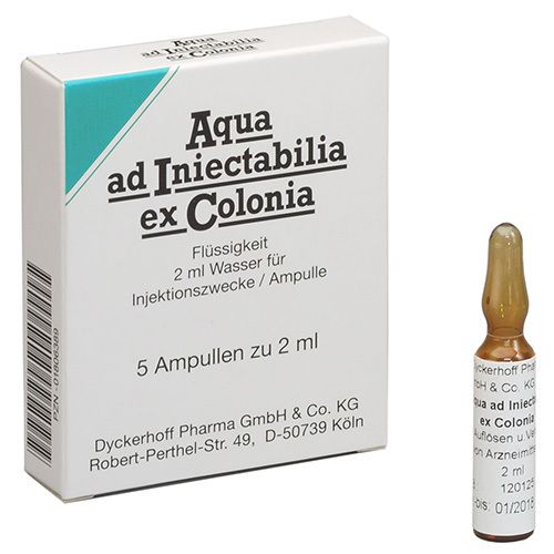 Aqua ad Iniectabilia ex Colonia