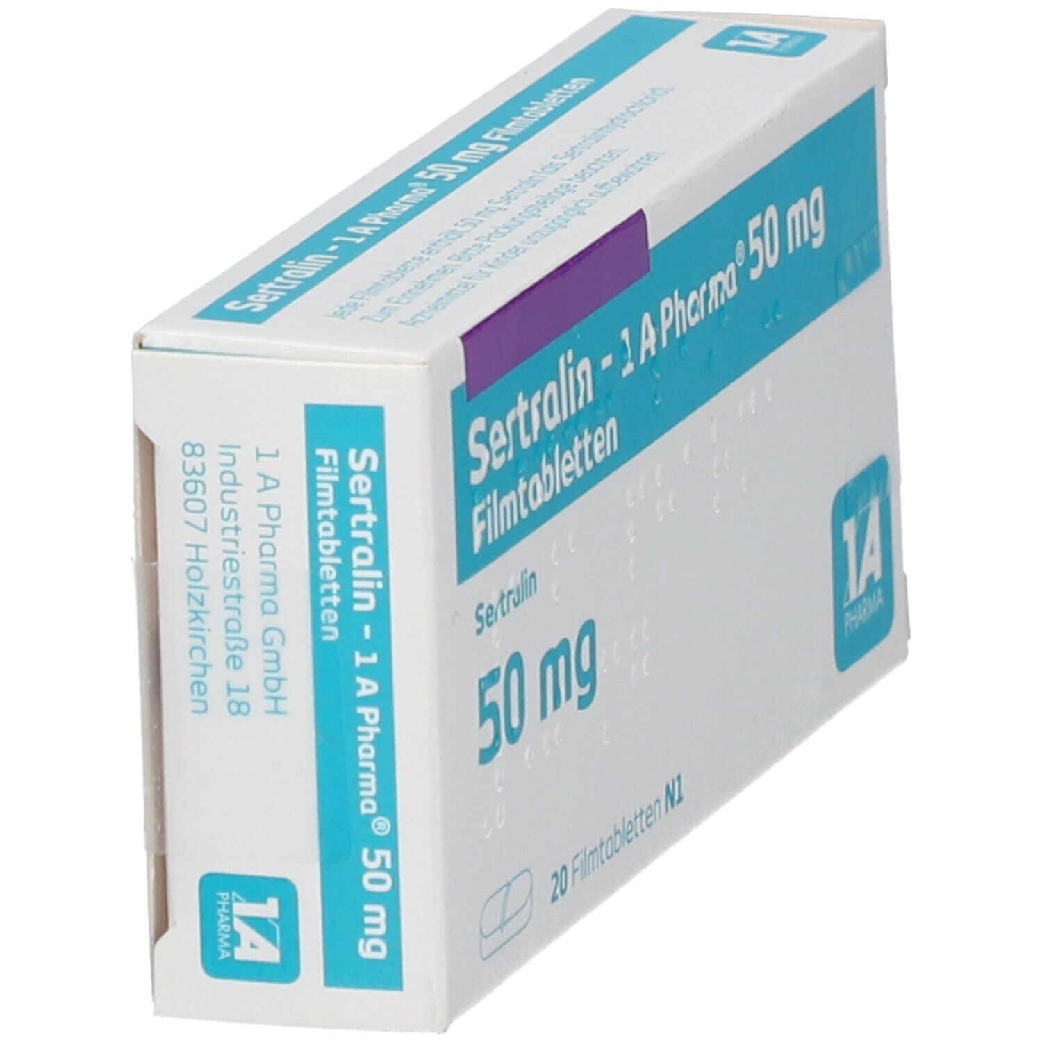 Sertralin-1A Pharma 50 mg Filmtabletten 20 St