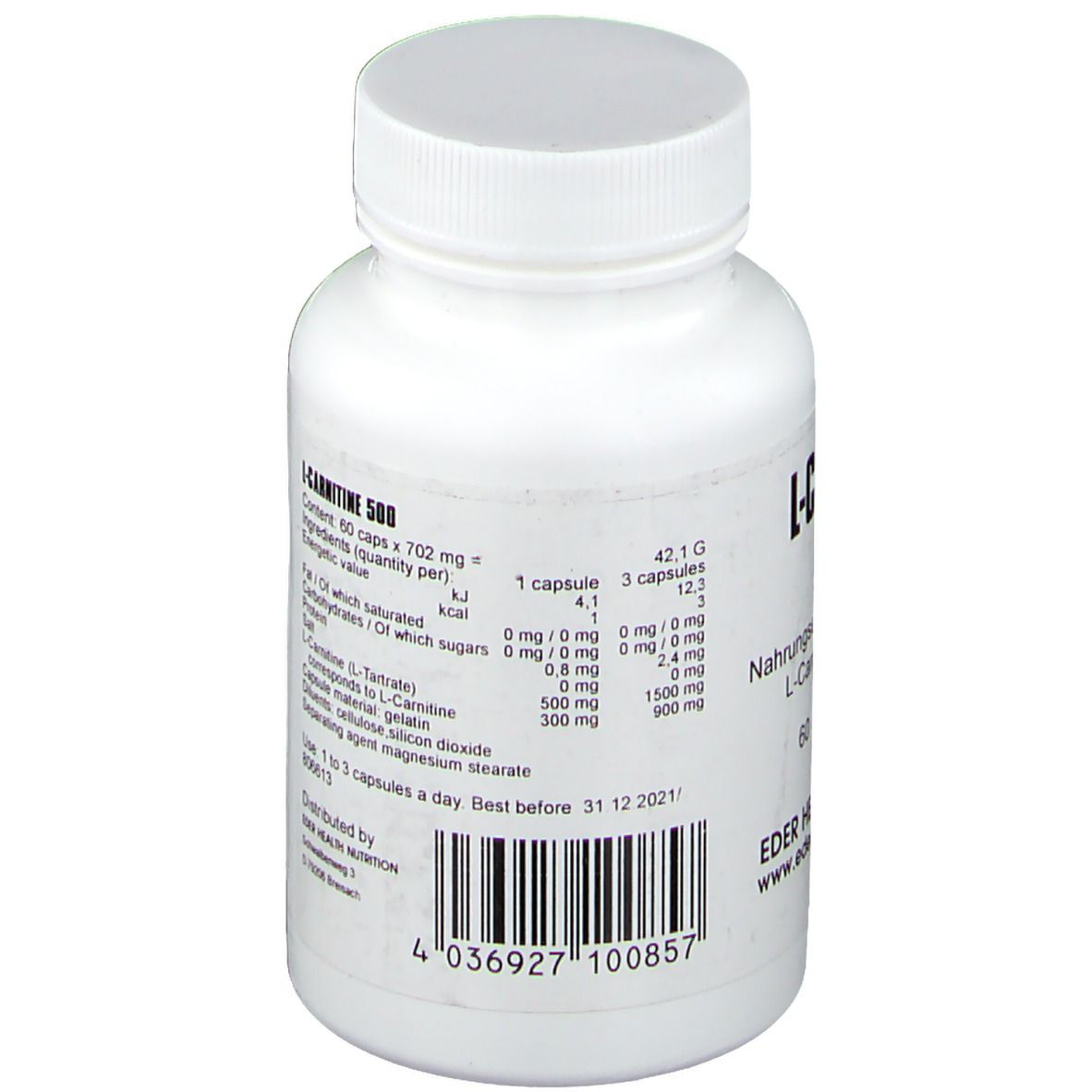 L-Carnitin 500 Kapseln