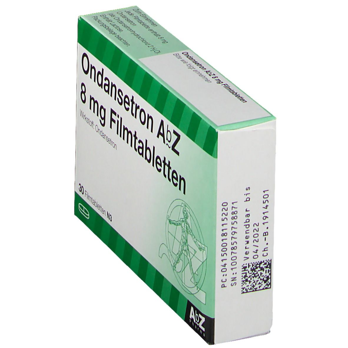 Ondansetron AbZ 8 mg Filmtabletten 30 St