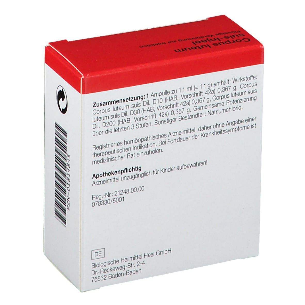 Corpus luteum suis-Injeel® Ampullen