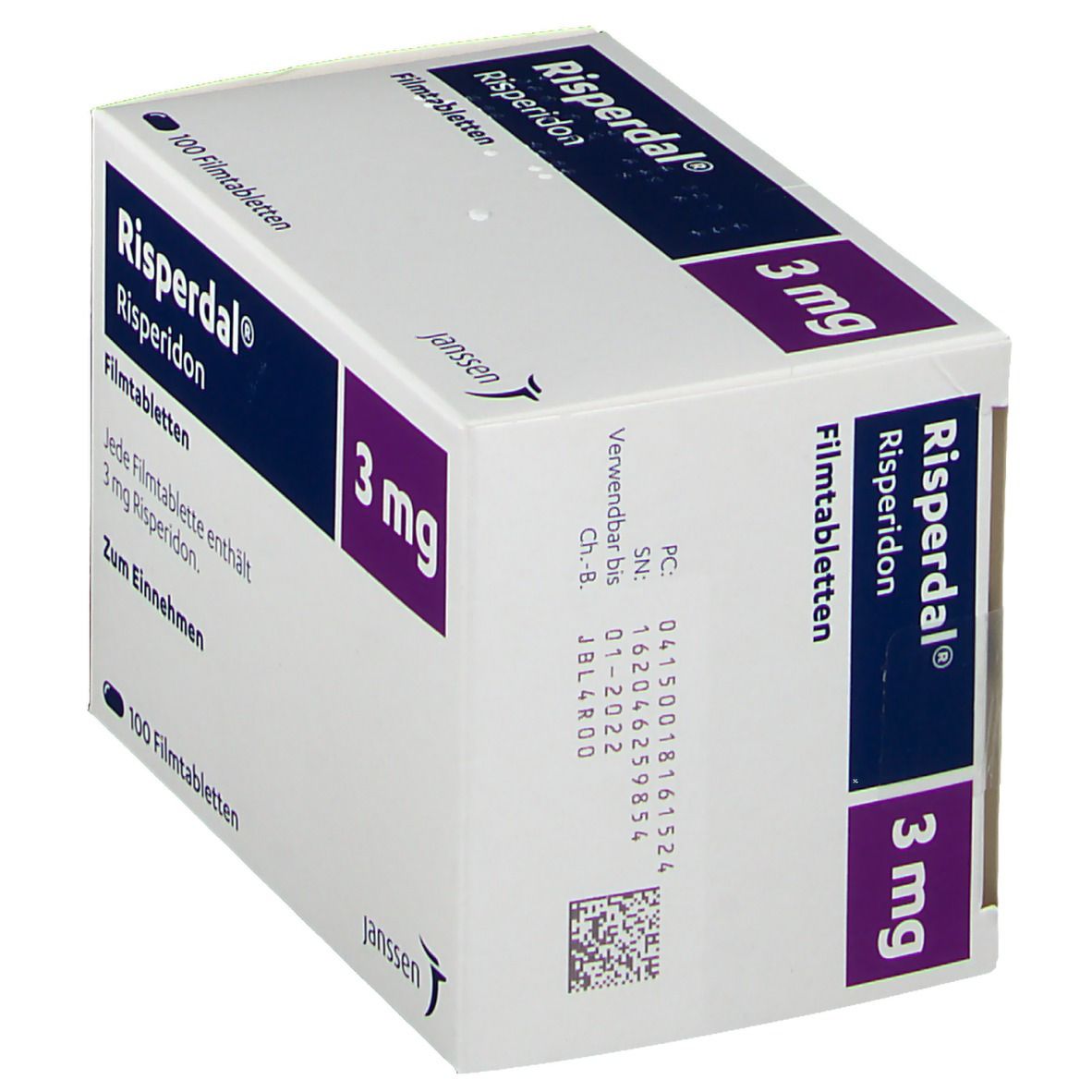 Risperdal 3 mg Filmtabletten 100 St